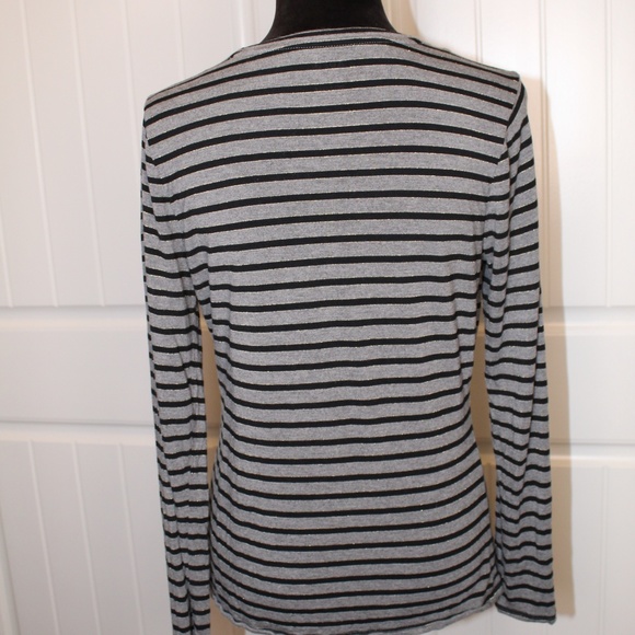 Apt 9 Long Sleeve Comfortable Scoop Neckline Top - Picture 4 of 6
